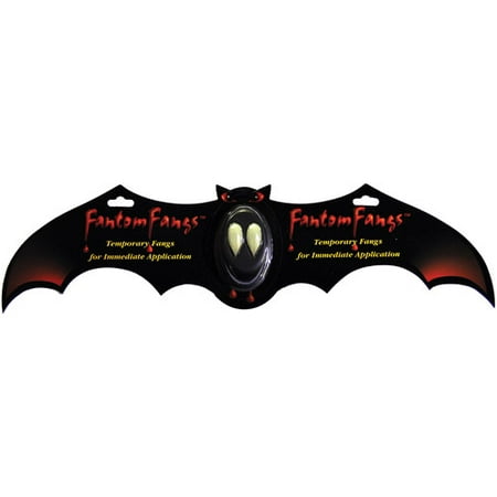 Carded Fantom Bat Fangs Halloween Accessory