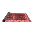 thumbnail image 2 of Ahgly Company Indoor Round Geometric Red Traditional Area Rugs, 5' Round, 2 of 4