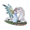 thumbnail image 2 of Pacific Giftware Fairy Princess with Unicorn Statue Meadow Flowers Fairyland Legends Collection, 2 of 2
