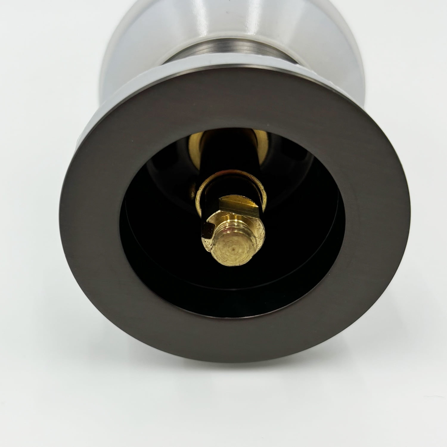 Bathroom Sink Drain without Overflow, Vessel Sink Lavatory Vanity Pop Up Drain Stopper, 304 Stainless Steel