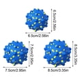 thumbnail image 2 of Self-Entertaining Dog Ball Toy for Boredom Relief, Durable Plastic Chew Ball for Play and Exercise, Interactive Pet Toy(2.56in,Pink), 2 of 6