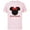 Soft Pink, variant on Disney Minnie Mouse Grandma Red Bow Family Mother’s Day - Short Sleeve Cotton T-Shirt for Adults - Customized-Black