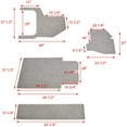 thumbnail image 3 of Supra Boat Snap-In Deck Mat 118027 | Compass HB Woven Gray (Set of 4), 3 of 4