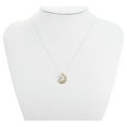thumbnail image 2 of Believe by Brilliance Women's Gold Plated and Sterling Silver "I Love You to the Moon & Back" Necklace, 2 of 4