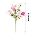 thumbnail image 3 of SLYNSHome Fake Tulips Artificial Flowers with Red Heart and Berry Valentine's Day Decorations,Faux Flowers Tulip Stems for Wedding Spring Mother's Day, 3 of 9