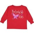 thumbnail image 3 of Inktastic Twinkle Toes pretty butterfly Girls Long Sleeve Toddler T-Shirt, 3 of 5