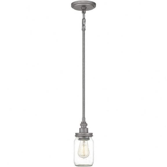 Quoizel Squire Pendant Light in Galvanized