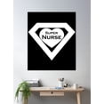 thumbnail image 2 of Super Nurse T-Shirt ,National Nurse Day, Nurse Poster Wall Art, Modern Wall Decor, 8x12 UNFRAMED, 2 of 3
