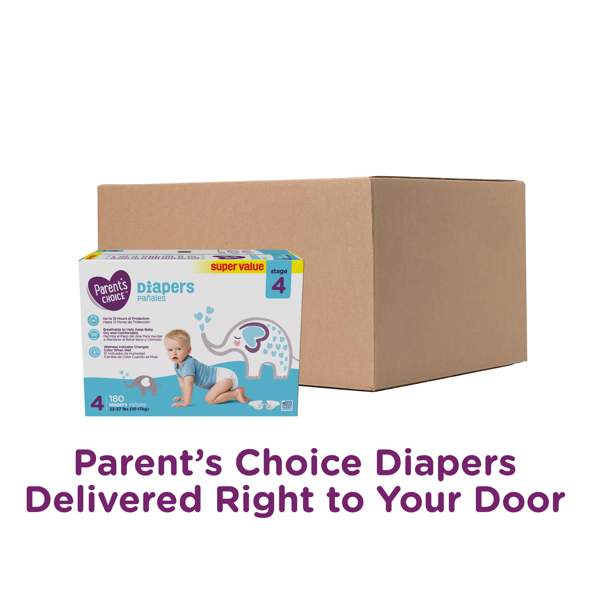 parents choice size 4 124 ct