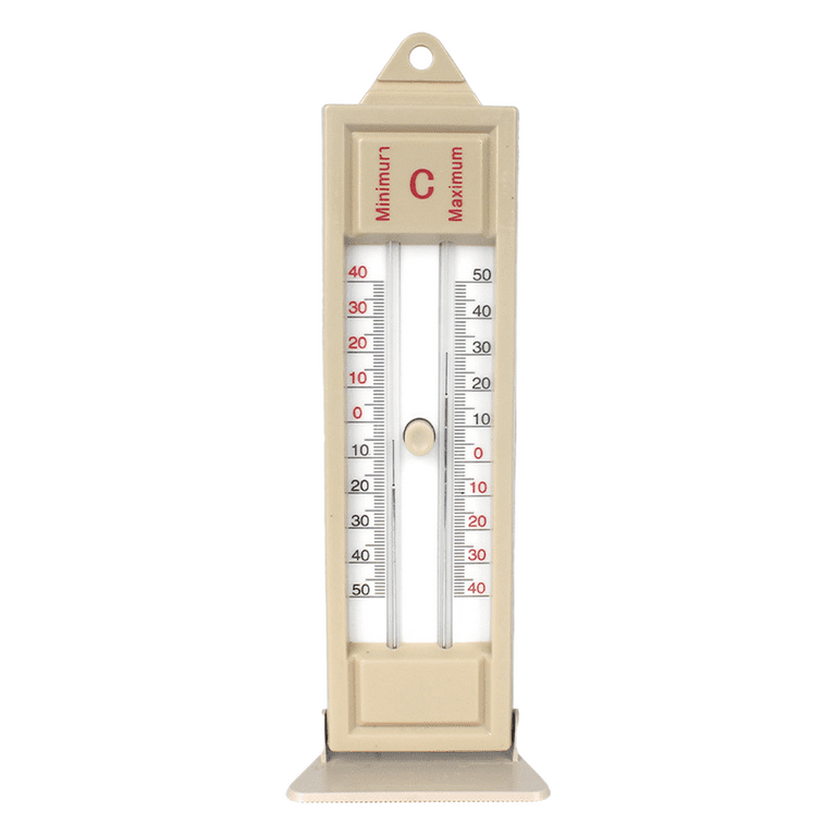 Max Min Greenhouse Thermometer Classic Design Max Min Thermometer for Use  in The Garden Greenhouse or Home Easily Wall Mounted Greenhouse Temperature  Monitor 