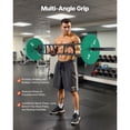 thumbnail image 6 of KFFKFF Multi-Grip Barbell, 2-inch Swiss Bar with 3 Grip Positions, 550 LBS Capacity Heavy Duty Training Equipment, Includes 2 Collars and Knurled Handles, Ideal for Home Gym Workouts, 6 of 9