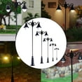 thumbnail image 3 of pitrice 5PCS Miniature Landscape Street Lamp Garden Landscape Road Scale LEDs Building Light Bonsai Lighting Garden 1:75, 3 of 9