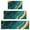 Teal and Gold-1, variant on White Gold Marble Pattern Kitchen Rugs Sets Of 3,Kitchen Runner Rugs Non Skid Washable,Decorative Kitchen Floor Mats for Kitchen,Sink,Laundry,17"x30"+ 17"x47" + 17"x59"