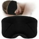 thumbnail image 1 of wonima11 TOPOINT Sleep Mask Eye Mask Blackout with Soft Bamboo Cotton and Cooling Breathable for Side Sleepers Women Men for Travel Meditation, Jet, 1 of 1