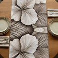 thumbnail image 5 of Modern Flower 36 Inch Table Runner, Abstract Minimalist Botanical Floral Farmhouse Dresser Scarf Cotton & Linen Tablerunner for Dining/Kitchen Island/Holiday Party Décor Small 13" x 36", 5 of 9