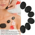 thumbnail image 6 of Massage Stone  Body  Stone Natural Hot  Energy Massage Basalt Stone Body  Health Care Tool, 6 of 8