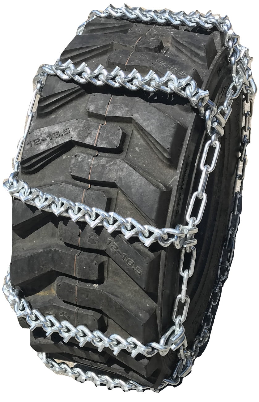 TireChain.com 9.5 16 9.5-16 V-BAR Ladder Tractor Tire Chains Set of 2 
