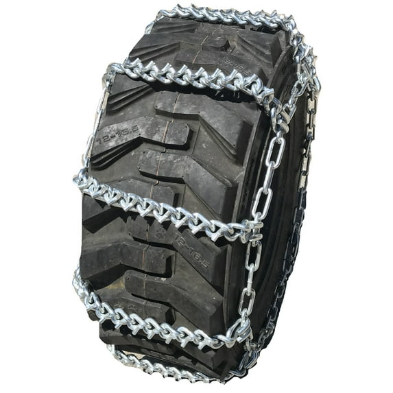 Tirechain Compatible W/ Mahindra 2555 Hst Cab Ag R1 Rear 14.9X24 V-Bar Tire Chains