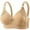 #0318-Khaki, variant on Xucatan Bra for Older Women with Sagging Breast Sports Bras Deep Cup Full Back Coverage Comfort Shaper Bra Plus Size Everyday Bras Gift