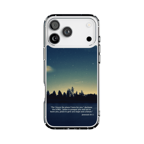 DistinctInk MagSafe Clear Case for Apple iPhone 17 Pro Max (6.9" Screen) - Show Your Love of Christ - Slim Profile Design