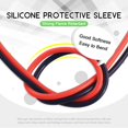 thumbnail image 3 of Hilitchi Cable de silicona de calibre 10 de 12 pies, resistente a altas temperaturas, alambre de silicona flexible súper suave [6 pies rojo y 6 pies negro] (10 AWG), 3 of 5