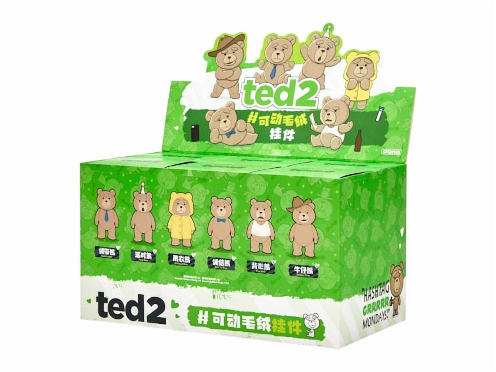 Pop Mart Pop Mart Ted2 Teddy Bear Action Plush Pendant Series Sealed Case (6 Blind Box), from StockX