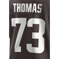 thumbnail image 3 of Camisetas de fútbol de la famosa marca Cleveland con bordados personalizados para hombres, mujeres y jóvenes #24 CHUBB #95 GARRETT #6 MAYFIELD, 3 of 5