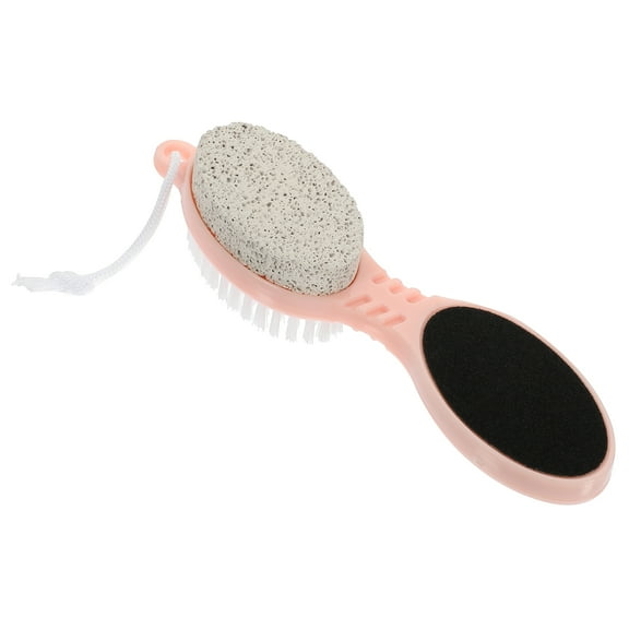 Foot Scrubbing Brush 4-in-1 Feet Scrubber Manicure Pedicure Remover Pp Files Nail Stuff Tools Exfoliating