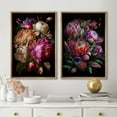 thumbnail image 2 of IDEA4WALL Framed Canvas Print Wall Art Set Moody Flower Floral Botanical Prints Minimalist Art Modern Wall Decor Dark Academia Artwork for Living Room, Bedroom, Office - Natural 24"x36"x3, 2 of 5