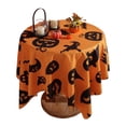 thumbnail image 1 of kurtrusly Lightweight Pumpkin Tablecloth For Halloween Decoration Easy To Clean And Durable Personalized type+2 140*140CM, 1 of 6
