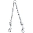 thumbnail image 1 of 3.5mm Double Stainless Steel Dog Leash - Double Chain (60cm), 1 of 5