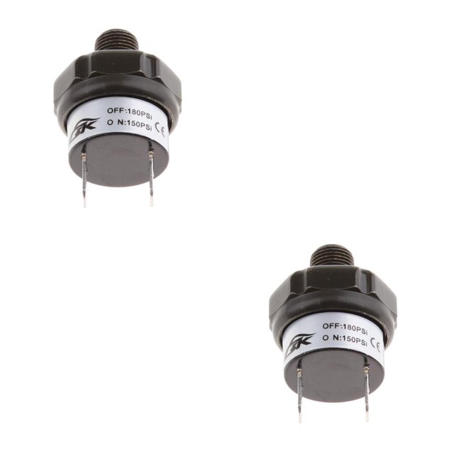Kenally Air Pressure Control Switch 70-200 PSI Compressor Air for TNP 150-180PSI 2piezas