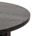 thumbnail image 3 of Solid Wood Black Side Table with Storage Modern Design Style Living Room, 3 of 7