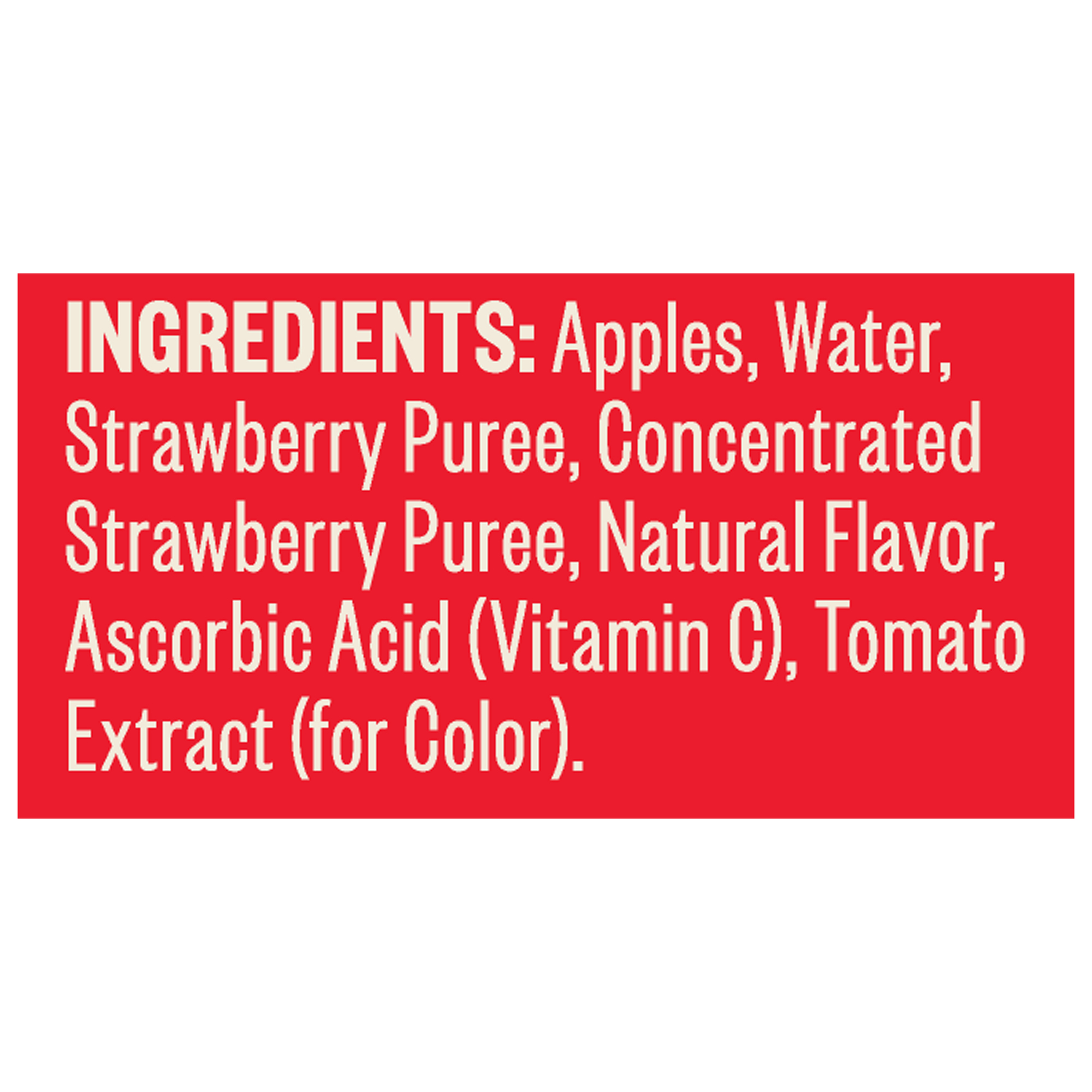 Tree Top Strawberry Apple Sauce Pouches, 3.2 oz, 40 Count