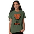 thumbnail image 3 of Hunters Trust Your Rut Deer Buck Plus Size Crewneck Graphic Tee Shirt Brisco Brands 3X, 3 of 5