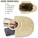 thumbnail image 2 of FENBEN Bolsos Hobo de paja para mujer, pequeño bolso cruzado, bolso de playa, bolso de hombro tejido, ratán, 2 of 5