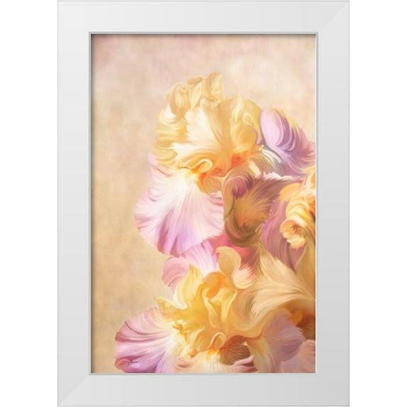 Murdock, Ramona 23x32 White Modern Wood Framed Museum Art Print Titled - Lovely Iris