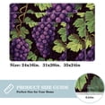 thumbnail image 2 of Grape Polyester Chair Rug Mat, Non-Slip and Machine Washable Area Rugs, 2 of 6
