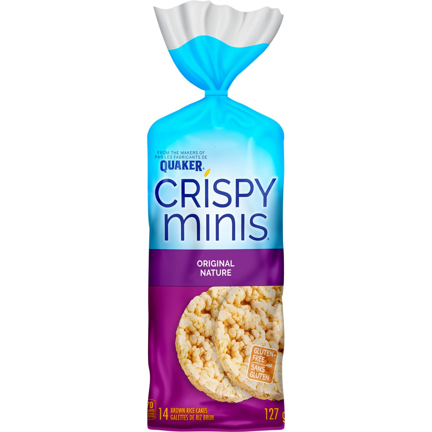 Quaker Crispy Minis Original Large Brown Rice Cakes