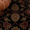 thumbnail image 6 of SAFAVIEH Classic Karolina Oriental Wool Area Rug, Black/Burgundy, 8' x 8' Round, 6 of 11
