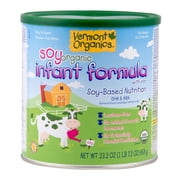 Vermont Organics Organic Soy-Based Formula,, with DHA, ARA, and Iron, 23.2 Oz