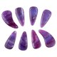 thumbnail image 1 of 8 púas de dedo Guzheng de polímero de silicona, delicadas y suaves, elásticas, profesionales, color Vía Láctea., 1 of 14