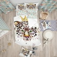 thumbnail image 2 of Designart 'tête de Léopard avec Couronne Dorée - Housse de Couette Tropicale, 2 of 2
