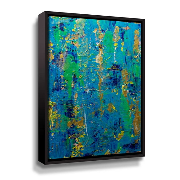 Artwall Pot of Gold, Gallery Wrapped Floater-framed Canvas by Allan Friedlander
