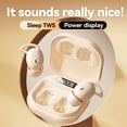 thumbnail image 4 of Up to 65% off! New Wireless Bluetooth Earbuds High Sound Quality Digital Display Headphones Sleep Dedicated Side Sleep Wake Up Mini Sports Running Headphones, 4 of 9