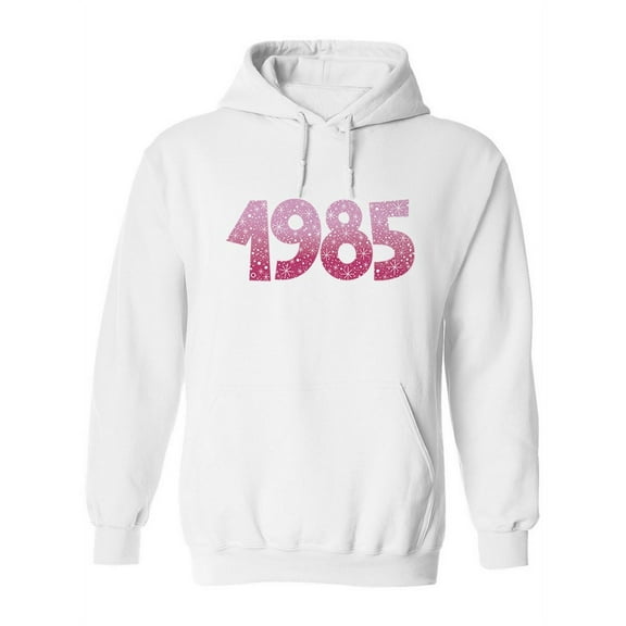 Sparkly 1985 Hoodie Women -Image by Shutterstock, Female Large