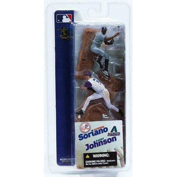 McFarlane MLB Sports Picks 3 Inch Mini Series 1 Alfonso Soriano & Randy Johnson Mini Figure 2-Pack