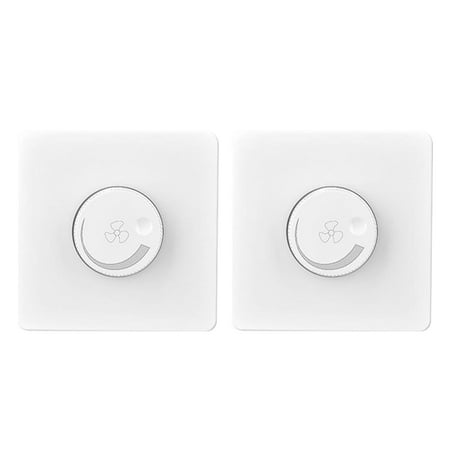 

2pcs Fan Smart Controller Plastic Light Wall Control Ventilation Fans Control