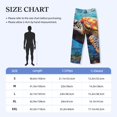 thumbnail image 4 of Naloa Colorful Underwater Sea Turtle Pajama Pants Men, PJ Bottoms, Sleep & Lounge Pants-Small, 4 of 6