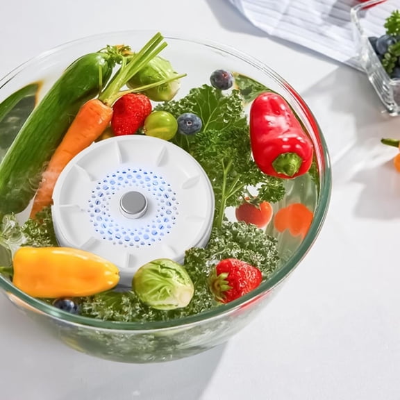 Portable Fruit and Vegetable Washer & Spinner, Multifunctional Produce Cleaning Gadget for Grapes, Berries and Fresh Food, Household Kitchen Essential